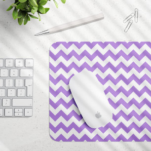 Lila Zigzag, Lila Chevron, Geometric Mönster Musmatta