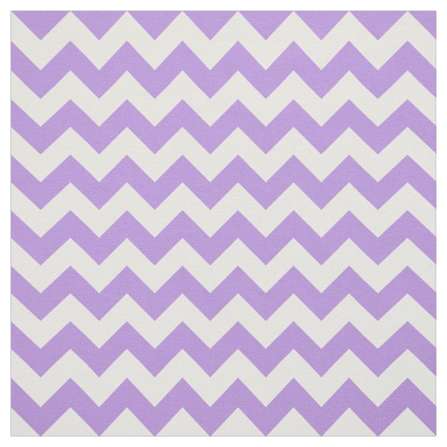 Lila Zigzag, Lila Chevron, Geometric Mönster Tyg (Provkarta)