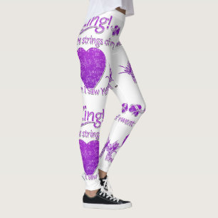 Lila Zing vig i mina hjärtan när jag var Leggings
