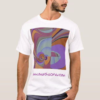 Lilaabstrakt 4 t-shirt