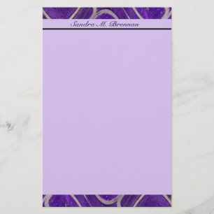 lilaabstrakt brevpapper