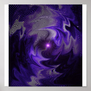Lilaabstrakt Poster