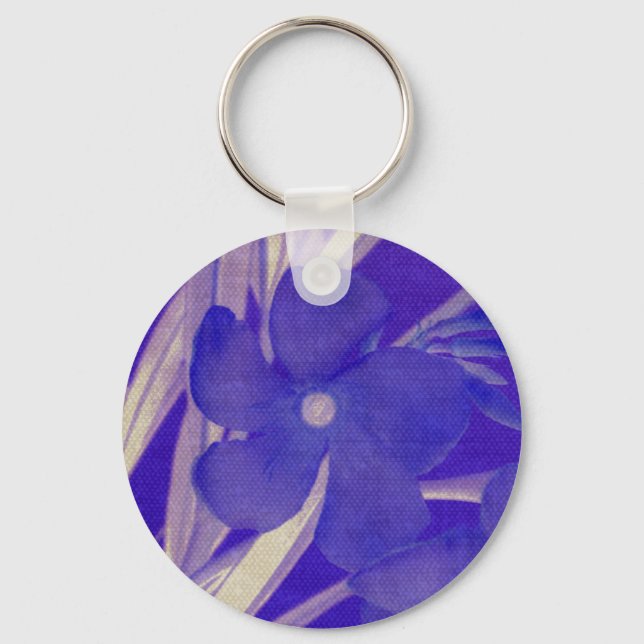 Lilablomma Keychain Nyckelring (Framsida)