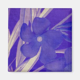 Lilablommamagnet Magnet