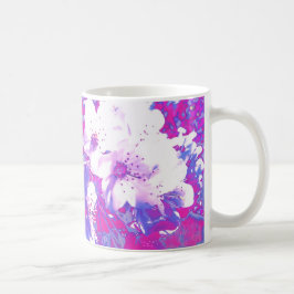 Lilablommarmugg Kaffemugg