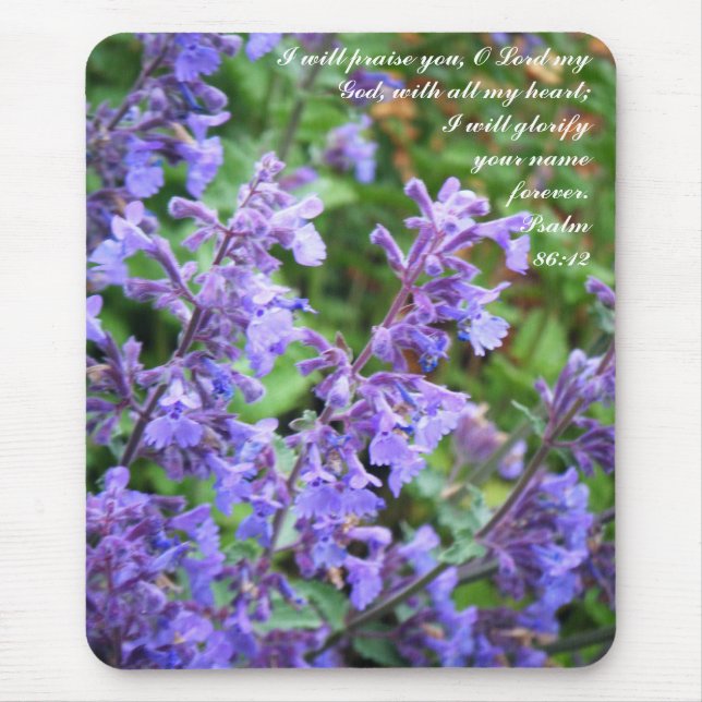 LilablommaScripture Mousepad Musmatta (Framsidan)