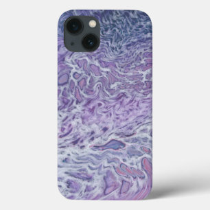 Lilac Akrylvätska Abstrakt Fluid Art