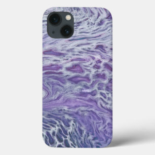 Lilac Akrylvätska Abstrakt Fluid Art