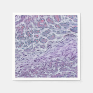 Lilac Akrylvätska Abstrakt Fluid Art Pappersservett