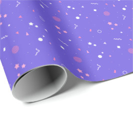 Lilac Bliss Birthday Wrapping Papper Presentpapper