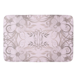 Lilac, blomma, fantasi, elegant, mönster, subtil. badrumsmatta