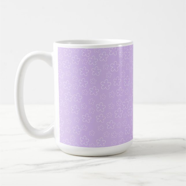 Lilac Blommar Tea Mugg (Vänster)