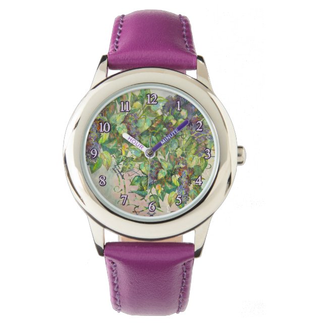 lilac blommars eWatch Watch Armbandsur (Framsida)