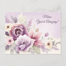 Lilac Blooms Mors dag kort
