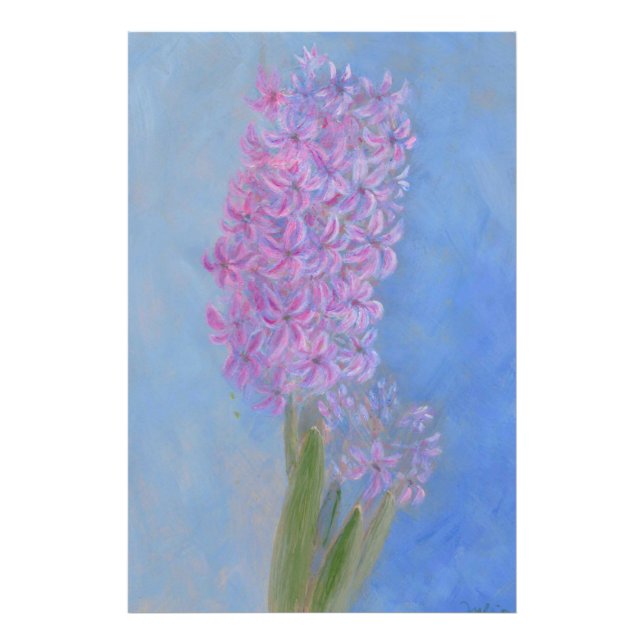 Lilac Blue Hyacinth Fototryck (Framsidan)