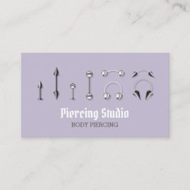 Lilac Body Jewelry Butik Piercing Visitkort