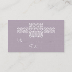 Lilac Bohemian Chic Bröllop-platskort Placeringskort