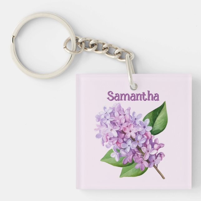 Lilac Branch on Soft Pink Background (Framsidan)