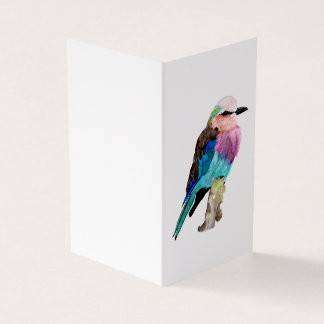 Lilac Breast Roller Bird Kort