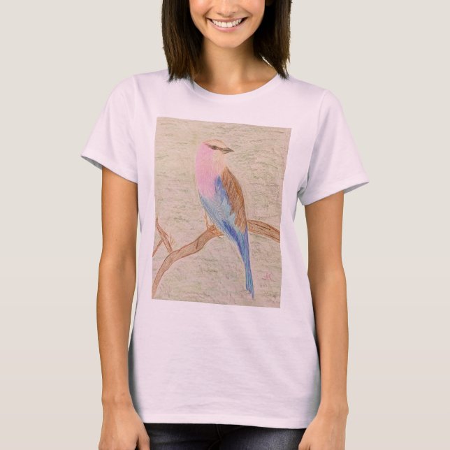 Lilac Brested Roller T-Shirt (Framsida)