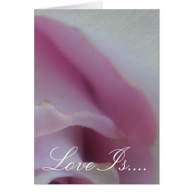 Lilac Bröllop Ro Hälsningskort (Framsidan)