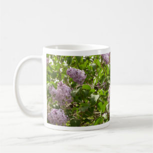 Lilac Bush Bevackra Lila Vår blommor Kaffemugg