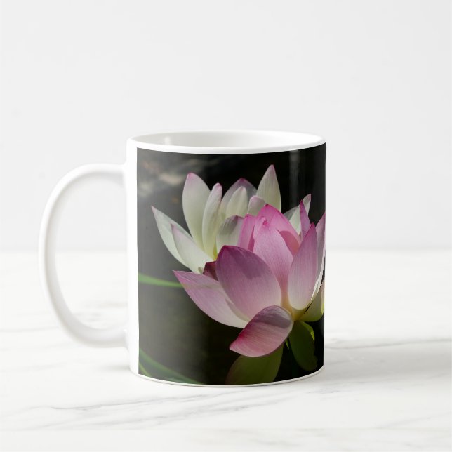 Lilac Bush Bevackra Lila Vår blommor Kaffemugg (Vänster)