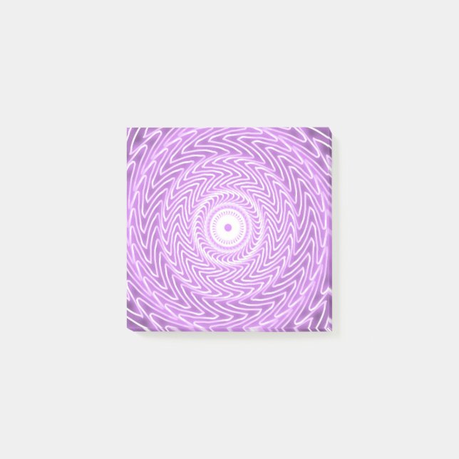 Lilac circles mönster post-it block (Framsida)
