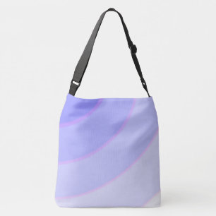 Lilac Circular Swirls ombre Axelväska