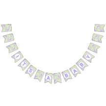 Lilac Circus Cute Mönster Neutralt Baby Shower