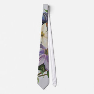 Lilac Clematis Vine Acrylic Painting Slips