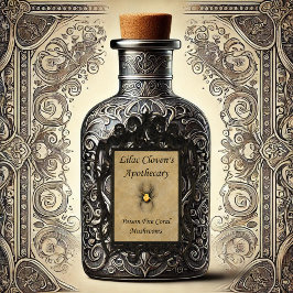 Lilac Cloven's Apothecary: Poison Fire Coral Klistermärken