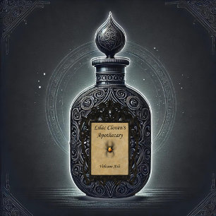 Lilac Cloven's Apothecary: Volcano Ash Klistermärken