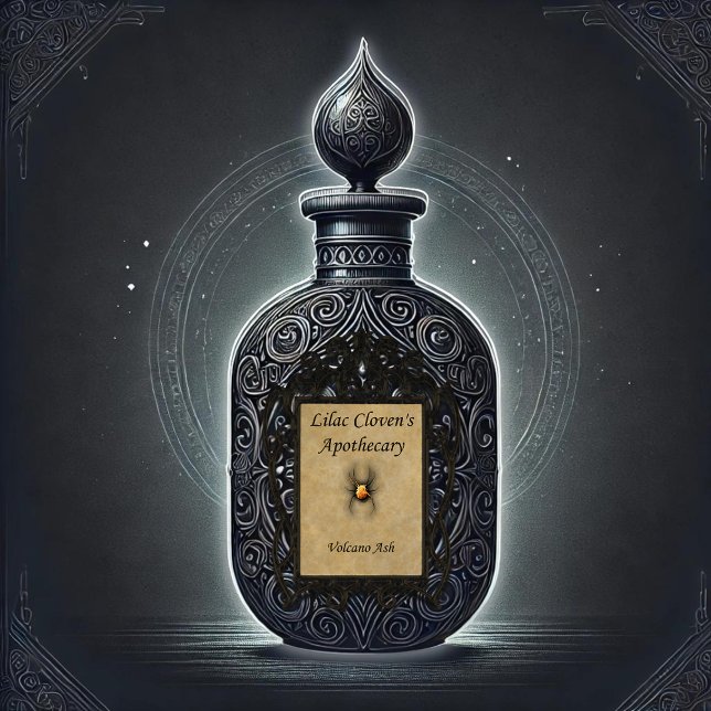 Lilac Cloven's Apothecary: Volcano Ash Klistermärken (Skapare uppladdad)