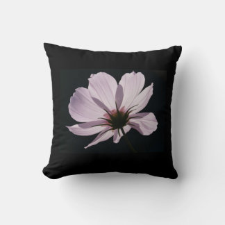 Lilac Cosmea Flower Cushion Kudde