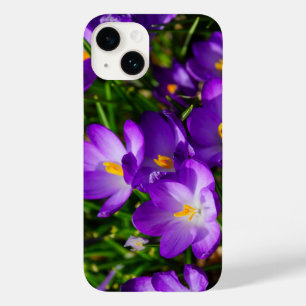Lilac Crocuses iphone case