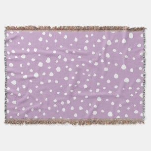 Lilac Dalmatian Spots, Dalmatian Dots, Doften Filt