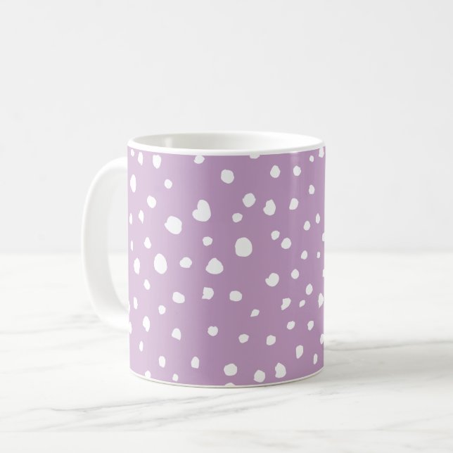 Lilac Dalmatian Spots, Dalmatian Dots, Doften Kaffemugg (Framsida vänster)