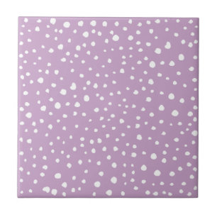 Lilac Dalmatian Spots, Dalmatian Dots, Doften Kakelplatta