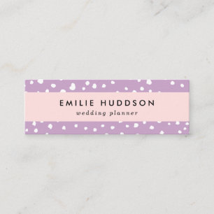Lilac Dalmatian Spots, Dalmatian Dots, Doften Mini Visitkort