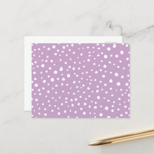 Lilac Dalmatian Spots, Dalmatian Dots, Doften Vykort