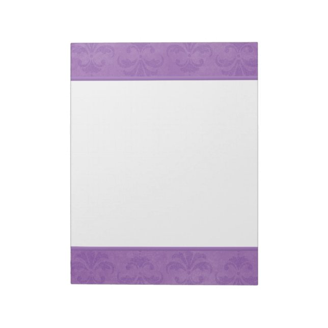 Lilac Damask Anteckningsblock (Roterad)