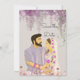 Lilac Delight Indian lite Illustration Spara Datumet