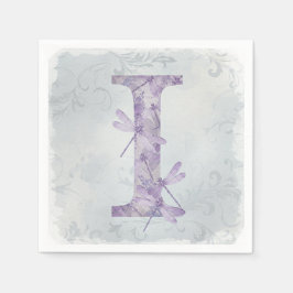 Lilac Dragonflies, av Natasha Us Pappersservett