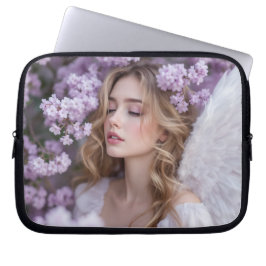 Lilac Dreams - Serene Vår Angel Laptop Fodral