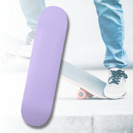Lilac Dreams Solid Färg | Klassisk Elegant Mini Skateboard Bräda 18,5 Cm