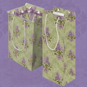 Lilac Dreams Vintage Stil Grönt Antique Damask