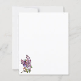 "Lilac Fairy" Stationery and Kuvert