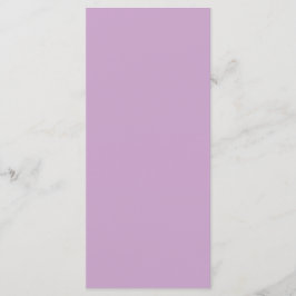 Lilac Flat Menu-kort Meny