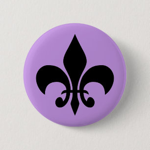 Lilac Fleur de Lis Knapp